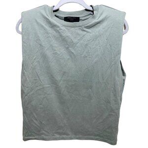 AllSaints Coni Shirt Sleeveless Size XS Light green